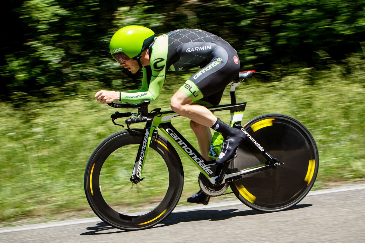 ndrew Talansky (Cannondale-Garmin) during his ride to the win