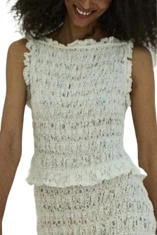 Rosita Top -- Salt