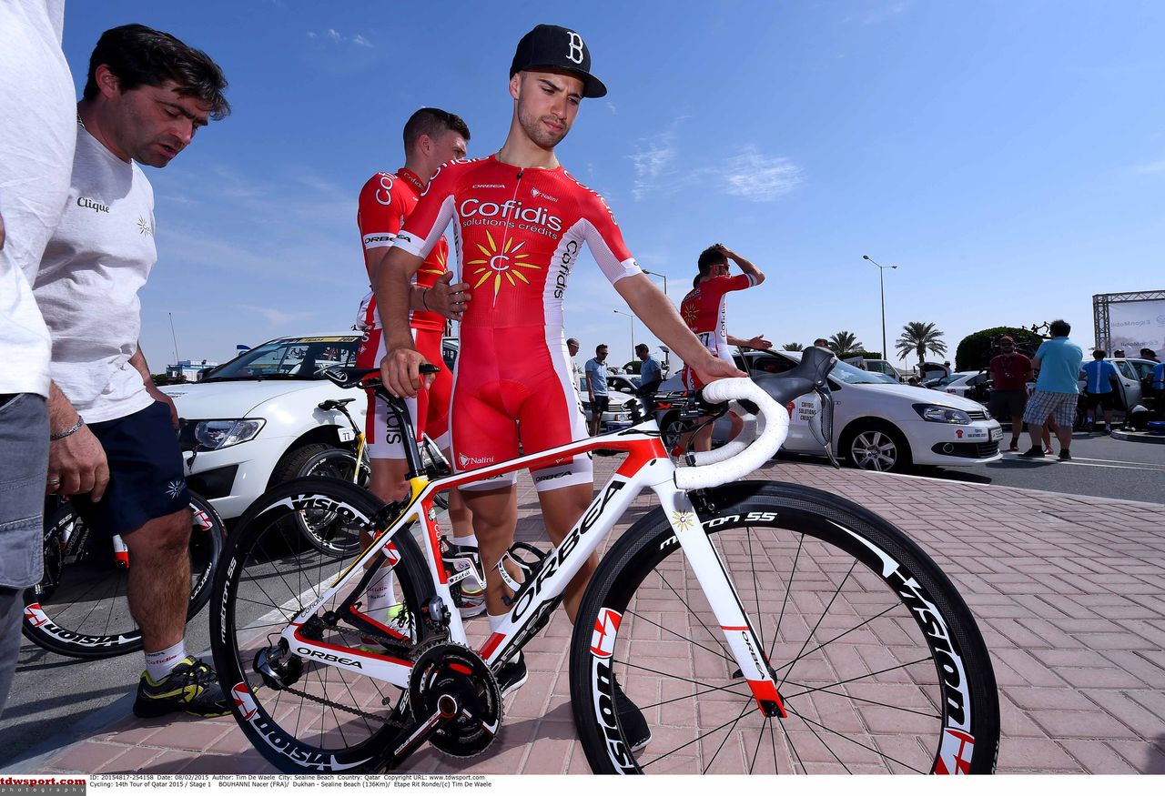Nacer Bouhanni (Cofidis) ahead of the opening stage of the Tour of Qatar.