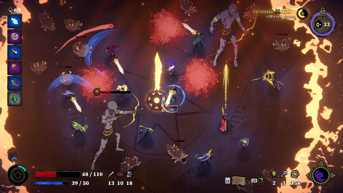 33 Immortals promotional gameplay screenshots.