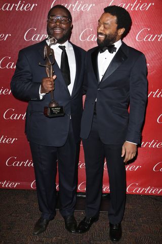 Steve McQueen And Chiwetel Ejiofor At The Palm Springs International Film Festival Awards Gala 2014