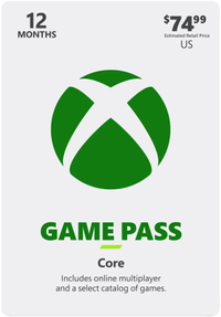 Xbox Game Pass Core 12-months subscription