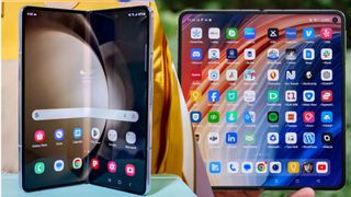 Samsung Galaxy Z Fold 5 and OnePlus Open