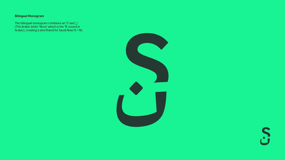 Saudi Now visual identity