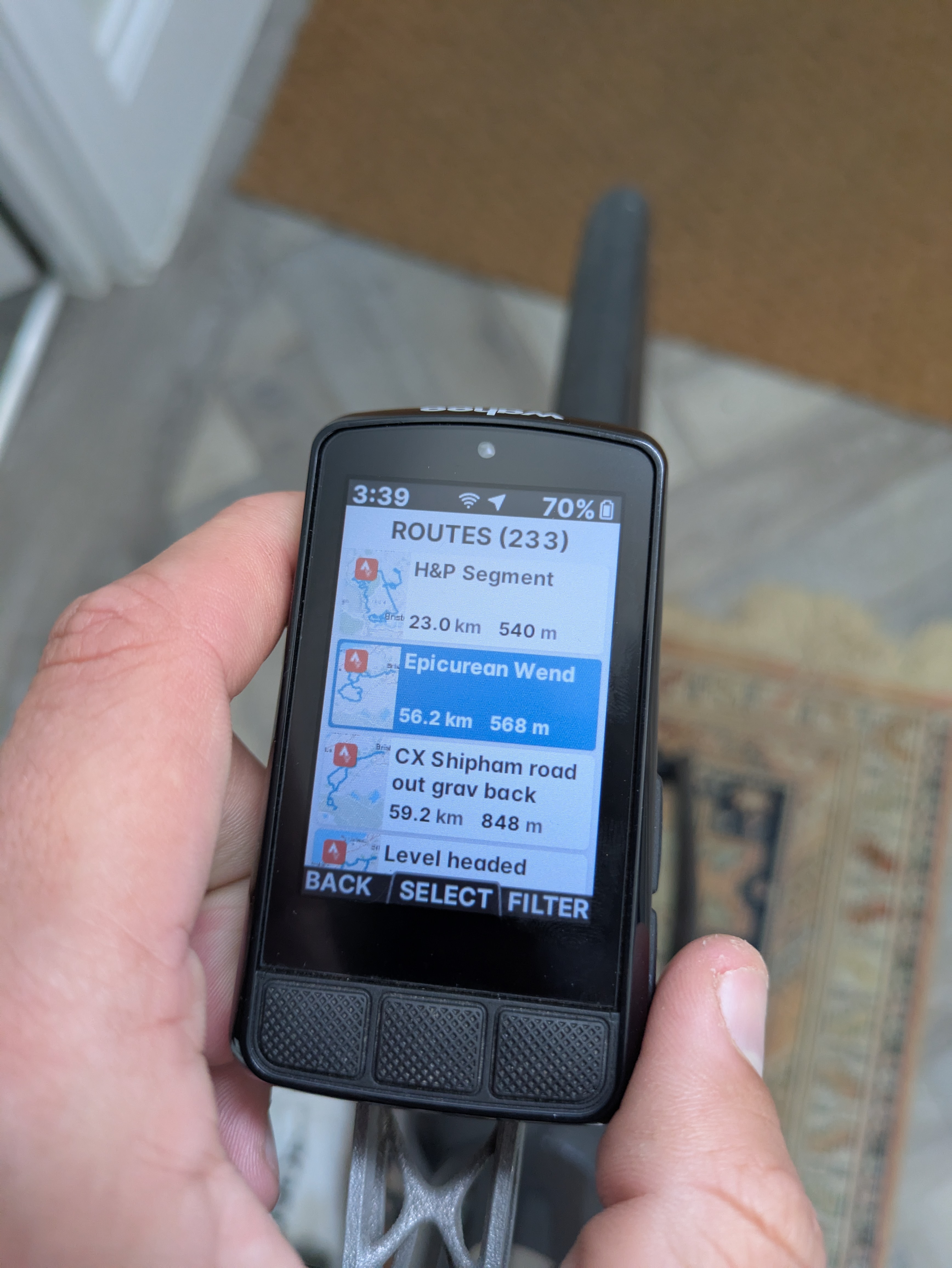 Wahoo Elemnt Bolt V3