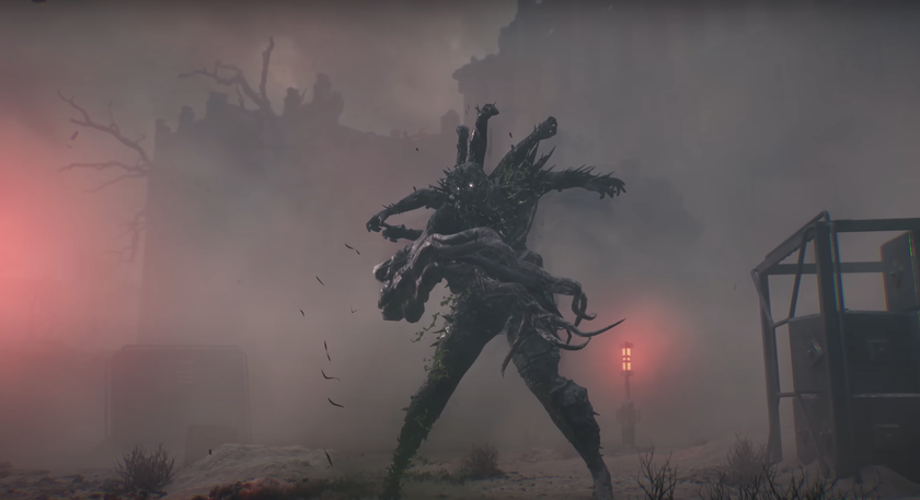 A screenshot shows a tentacled monster in Cronos: The New Dawn