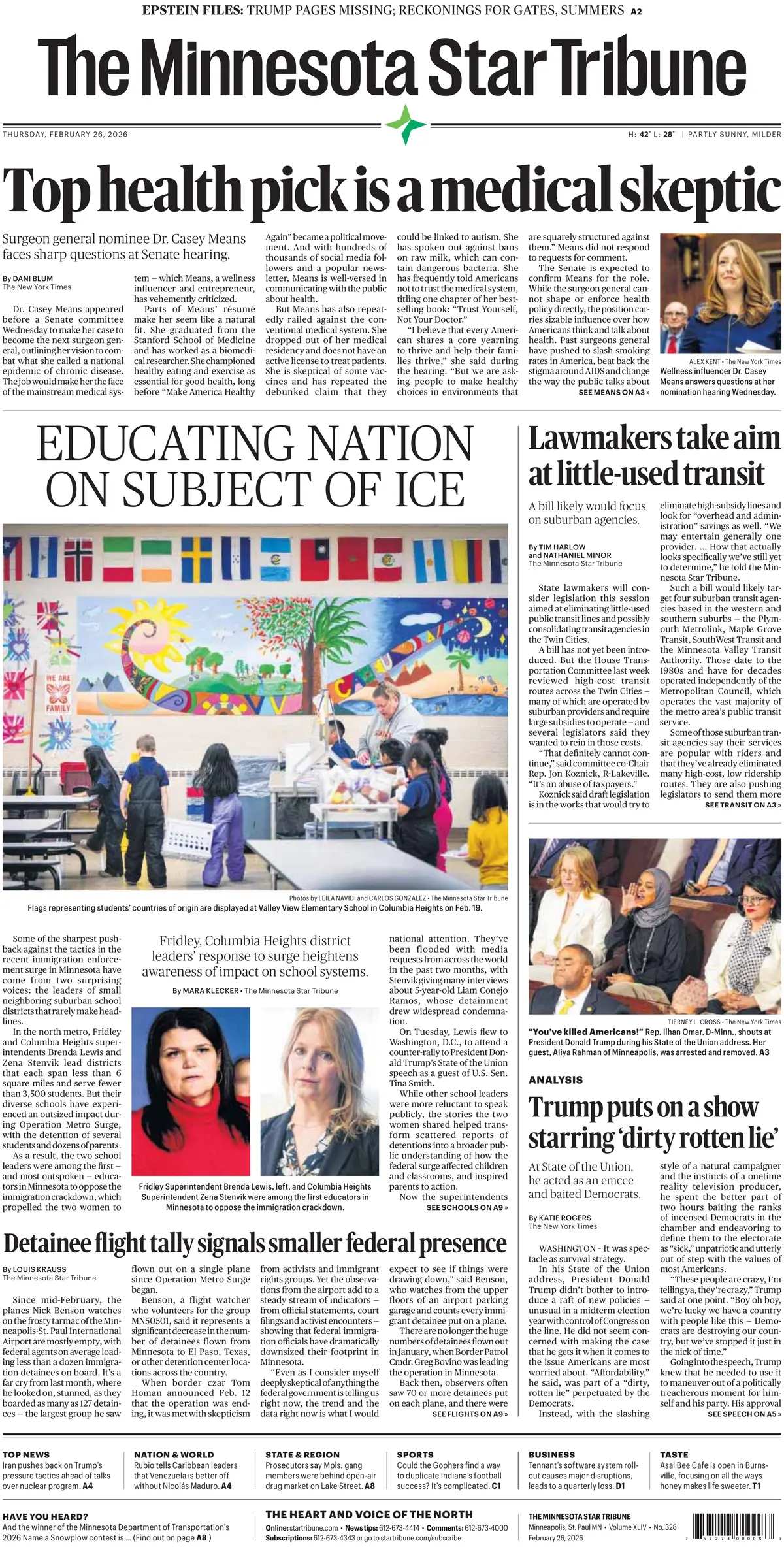 The Minnesota Star Tribune