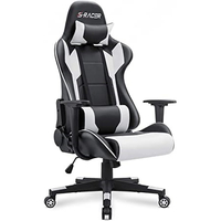 Homall S-Racer white gaming chair | $149.99
