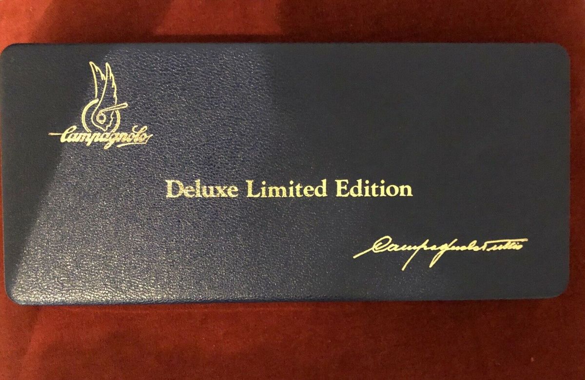 Things don&rsquo;t get much more limited edition than these belt buckles, with Tullio Campagnolo&rsquo;s signature printed on the presentation box