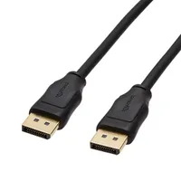 Amazon Basics DisplayPort 1.2 cable | 6 feet | 4K@60Hz | $8.07 $5.26 at Amazon (save $2.81)