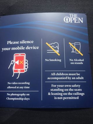 Grandstand Rules Royal Troon