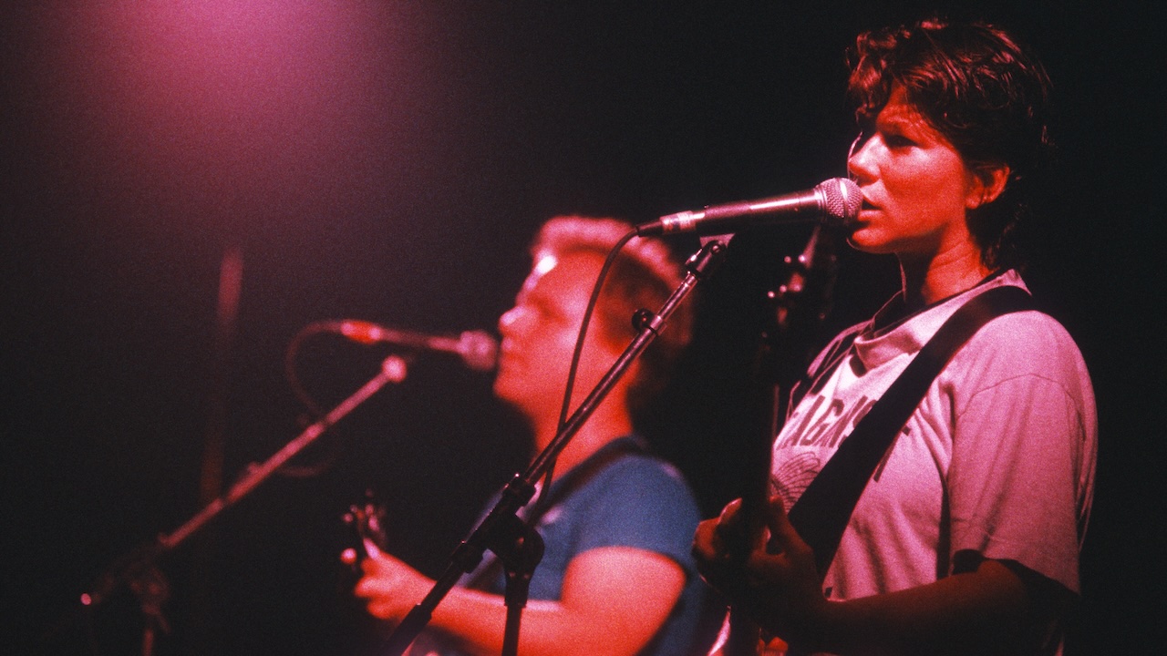 Pixies, Black Francis, Kim Deal, Futurama Festival, Brielpoort, Deinze, Belgium, 25th September 1988.