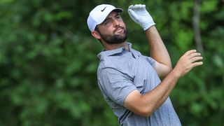 Scottie Scheffler during the third round of the PGA Championship