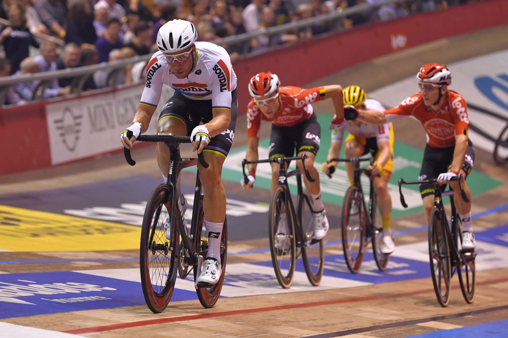 GENT BELGIUM NOVEMBER 17 Roger Kluge of Germany and Team Soudal during the 79th 6 Days Gent 2019 Day 6 Track Kuipke Track Velodrome zesdaagsegent ghent6day on November 17 2019 in Gent Belgium Photo by Luc ClaessenGetty Images