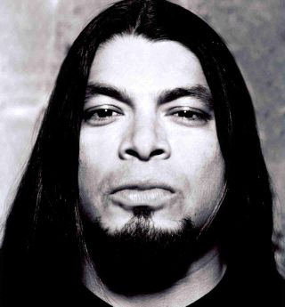 Metallica’s Rob Trujillo posing for a photograph in 2003