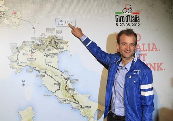 Michele Scarponi at the 2012 Giro d'Italia presentation