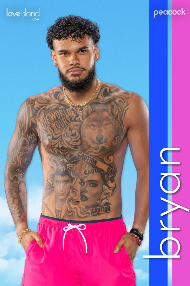Bryan Arenales from 'Love Island USA' season 7.