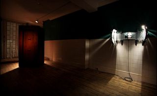 ﻿Installation view of 'Breather' and﻿ 'EVE' by Doug Foster