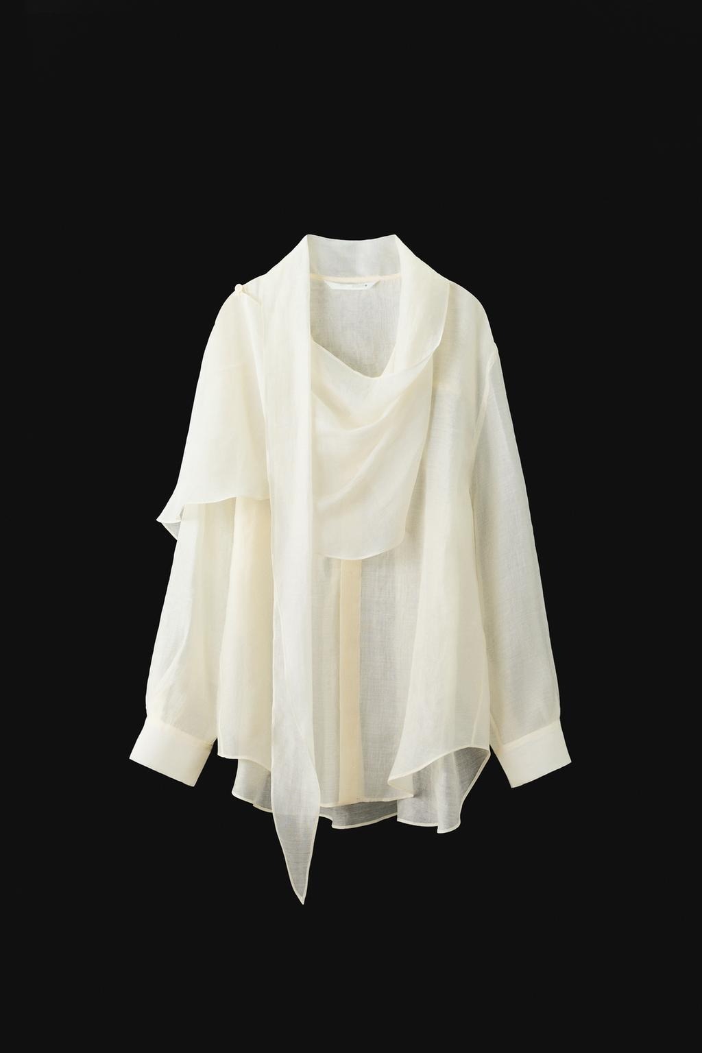 ZARA, Zw Collection Handkerchief Shirt