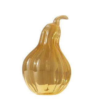 pear shaped glass vase