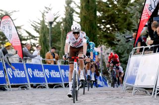 ALCALA LA REAL SPAIN FEBRUARY 17 Ben Alexander Oconnor of Australia and Ag2R Citroen Team crosses the finishing line during the 68th Vuelta A Andalucia Ruta Del Sol 2022 Stage 2 a 1506km stage from Archidona to Alcal La Real 982m 68RdS on February 17 2022 in Alcala la Real Spain Photo by Bas CzerwinskiGetty Images