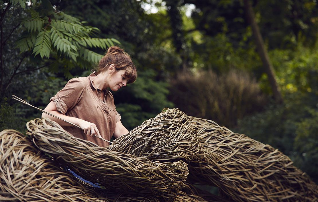 Sculptor Laura Ellen Bacon photographed by Alun Callender