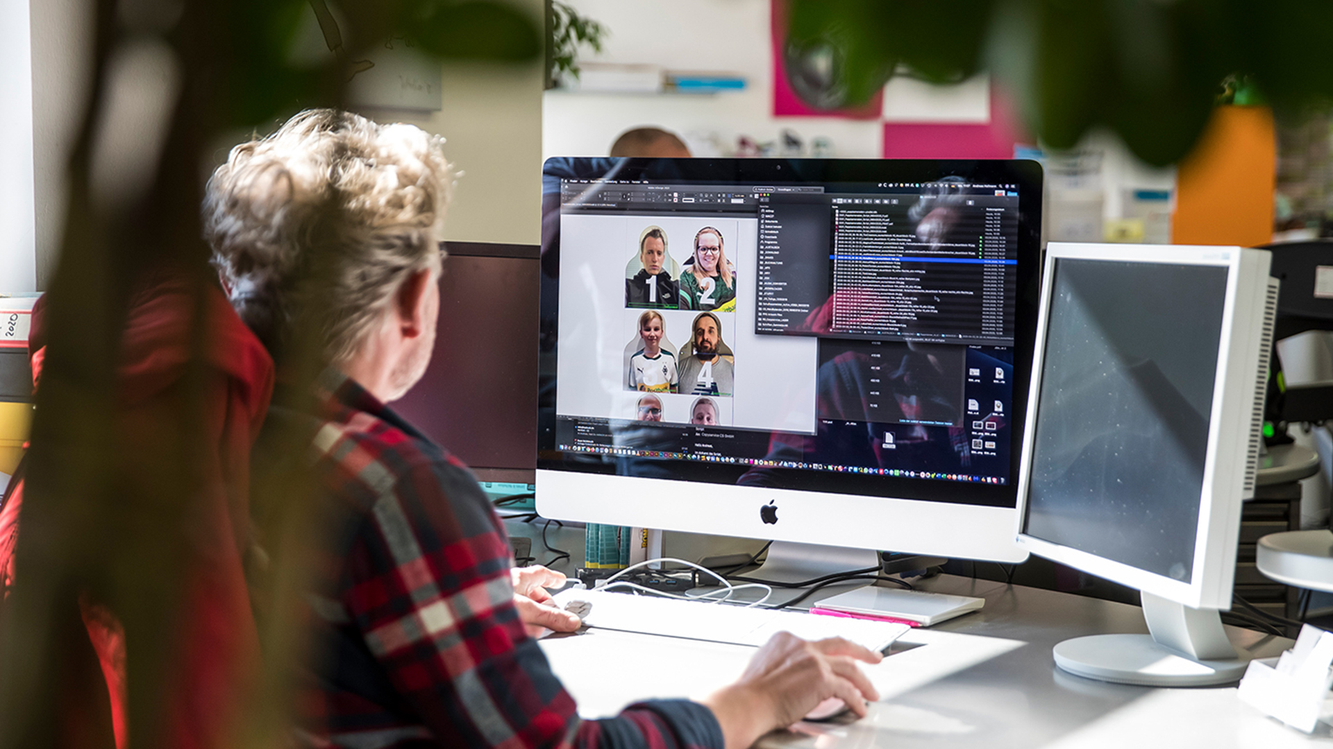 graphic designer desk