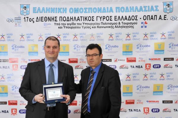 Race orgainsers at the presentation.