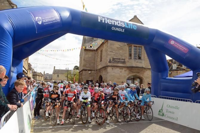 All lined up and ready for the off in Oundle