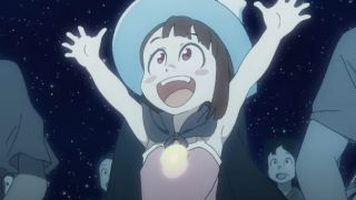 One of the main characters of Little Witch Academia.