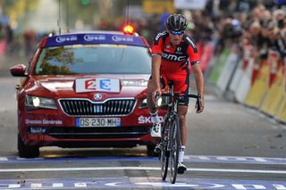 Front flat takes Van Avermaet out of Paris-Tours sprint