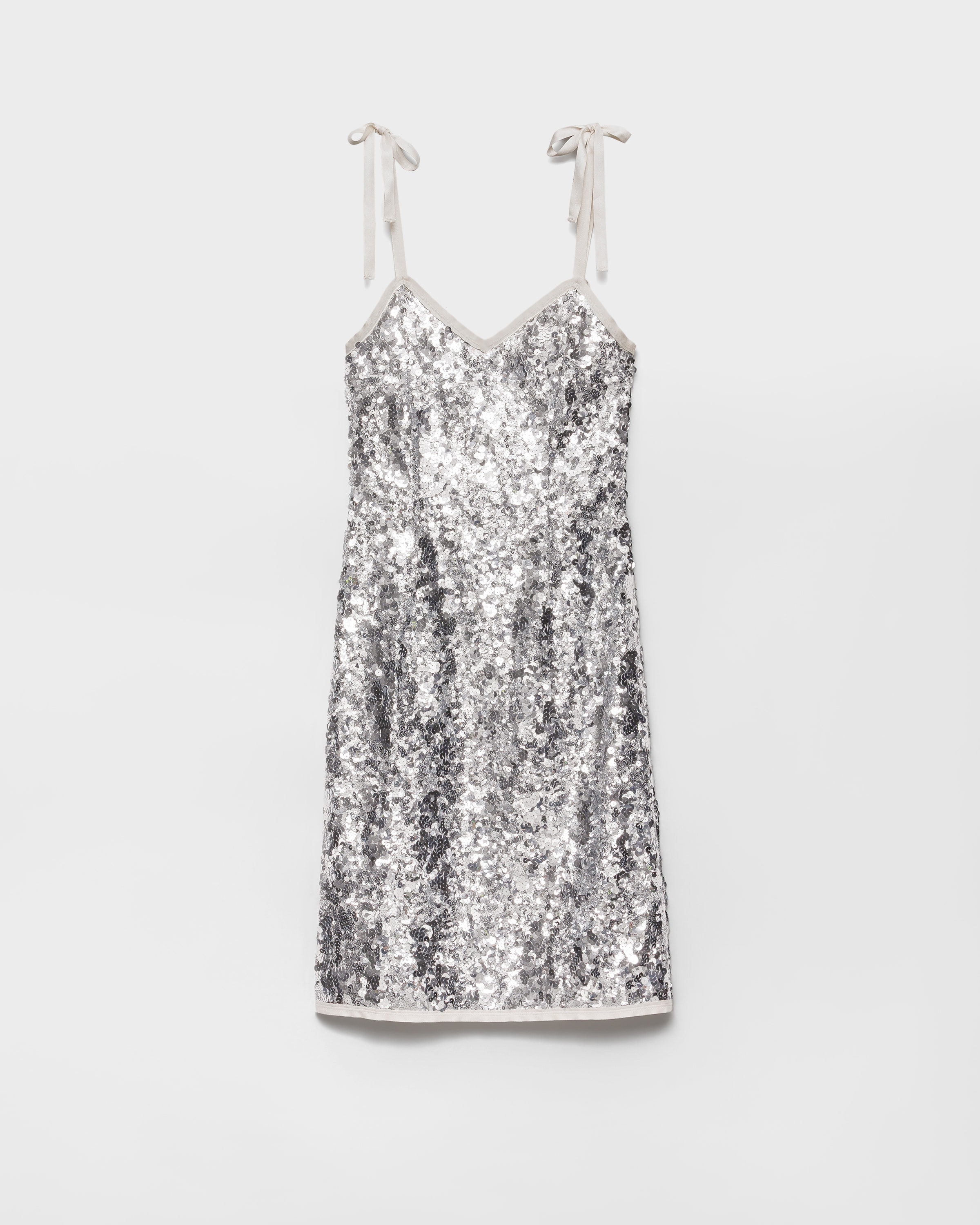 Embroidered Sequin Dress