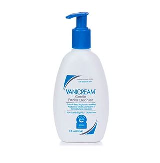 Vanicream Gentle Facial Cleanser With Pump Dispenser on a white background