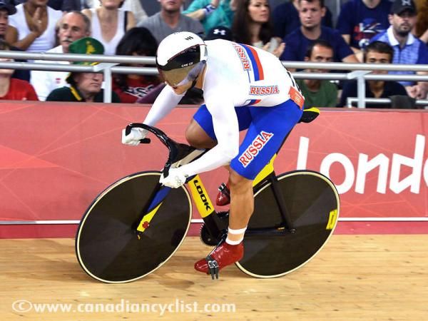 Denis Dmitriev (Russian Federation) in men's sprint qualifying