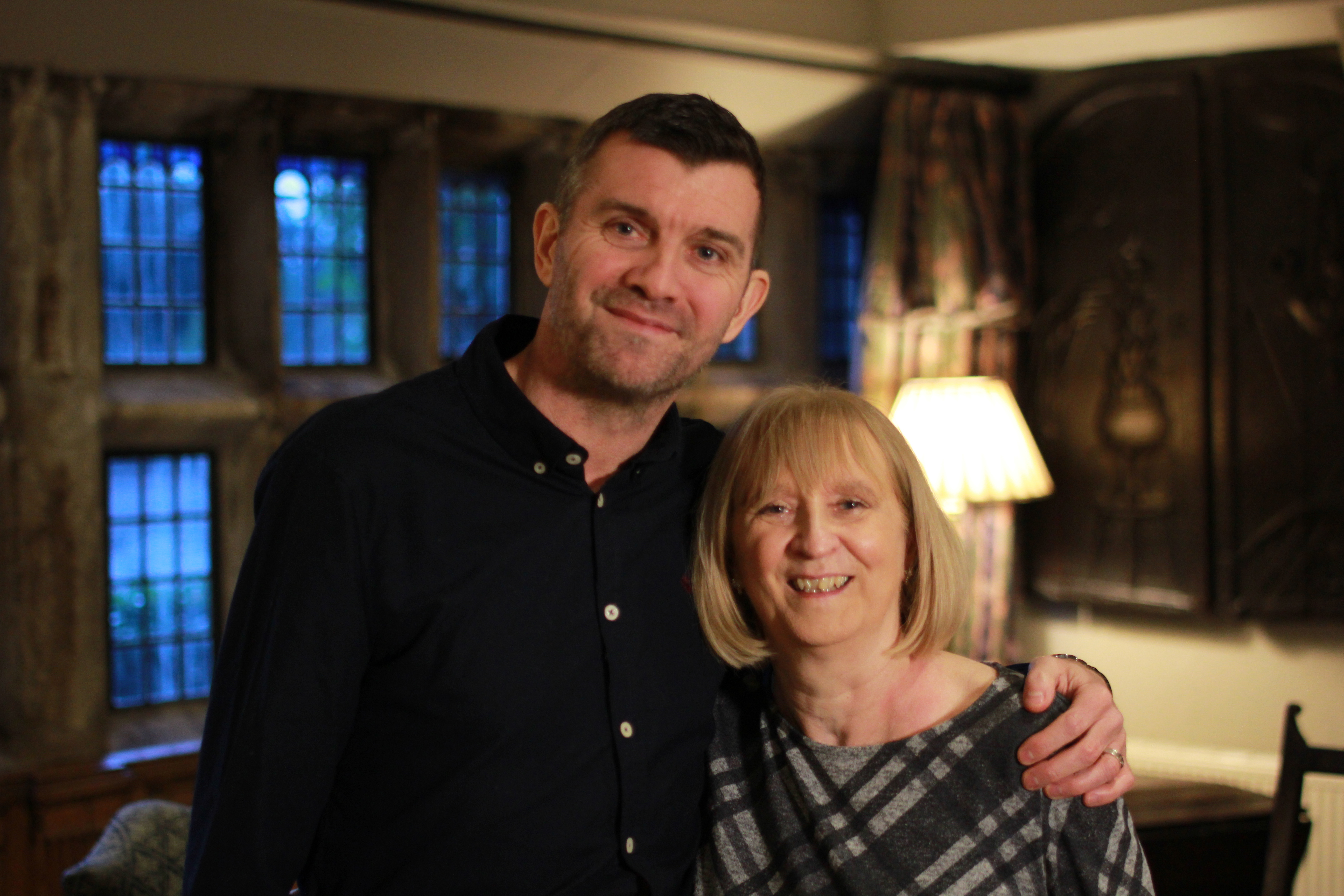 TV tonight Ex-footballer Dominic with his birth mother Maggie