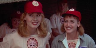 Geena Davis and Lori Petty in A League of Their Own