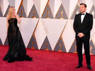 Kate Winslet & Leonardo DiCaprio At The Oscars 2016