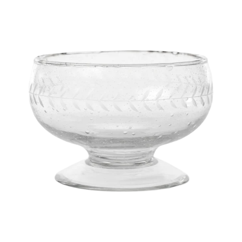 McGee &amp;amp; Co., Etched Glass Handmade Condiment Bowl