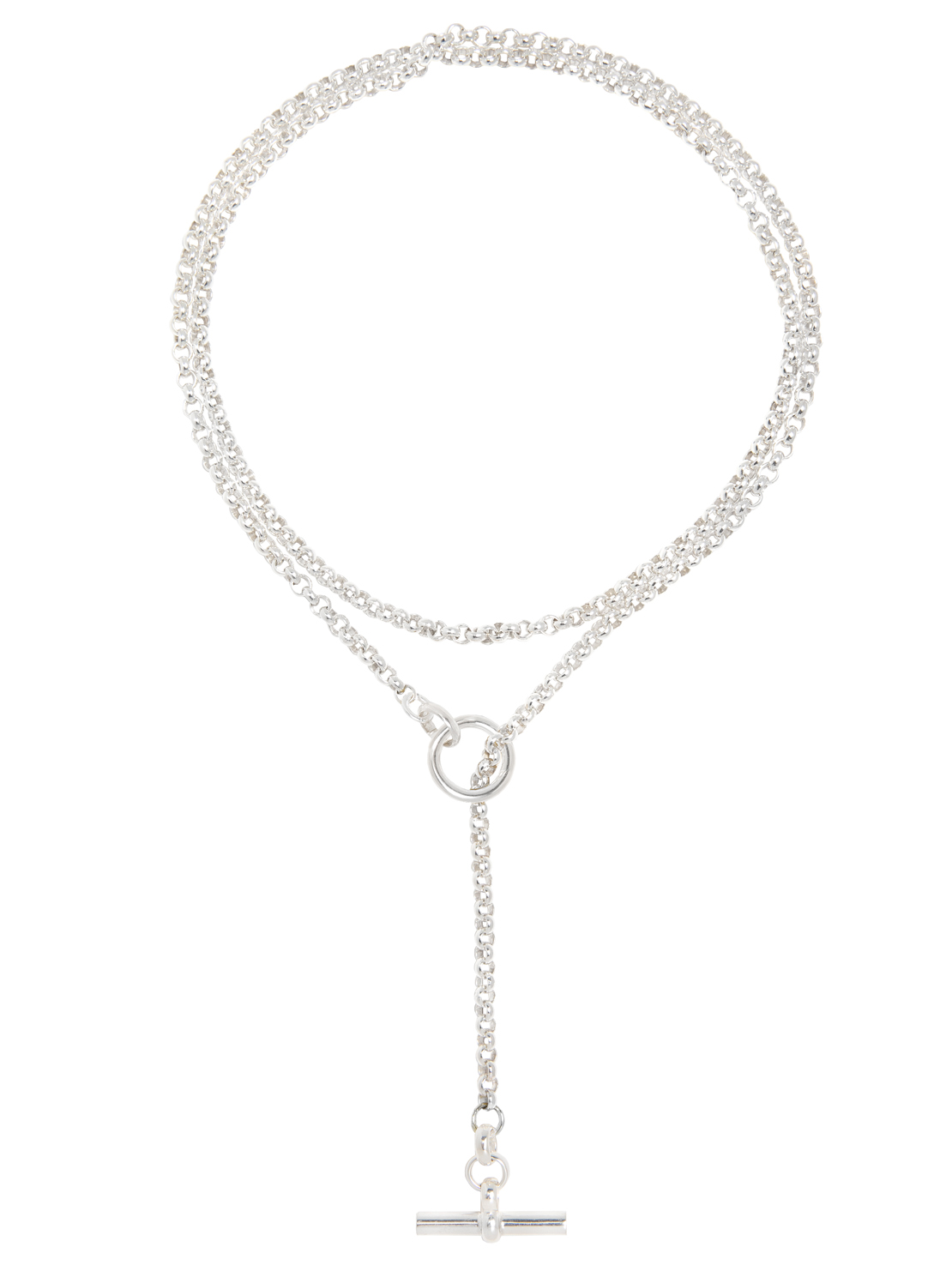 Silver Lariat Necklace - Tilly Sveaas Jewellery