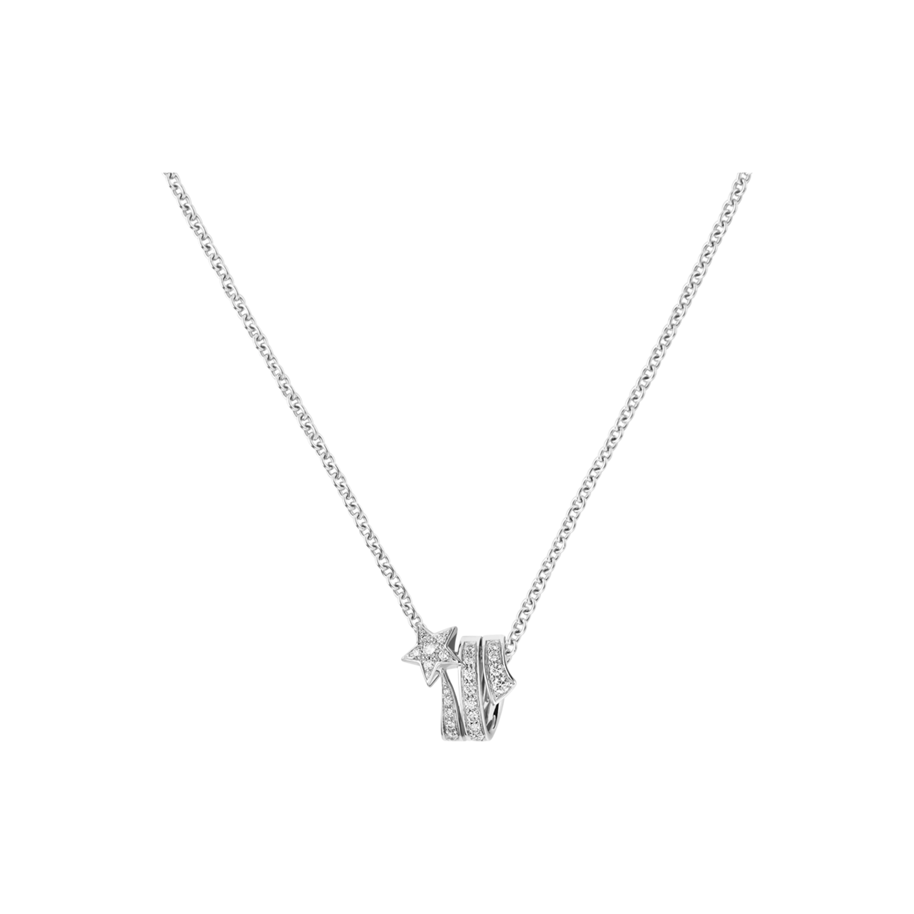 Chanel, &amp;Eacute;toile Filante Necklace in 18K White Gold