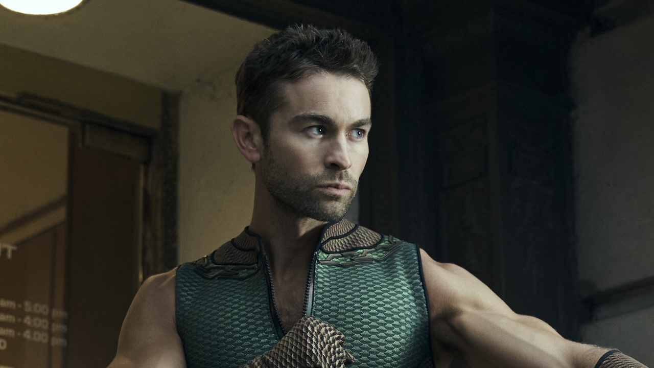 The Deep clenching fist in defensive position in The Boys Season 4