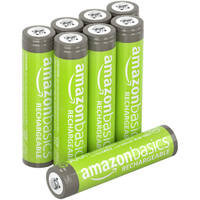 Amazon Basics AAA Rechargeable Batteries:  was £6.85