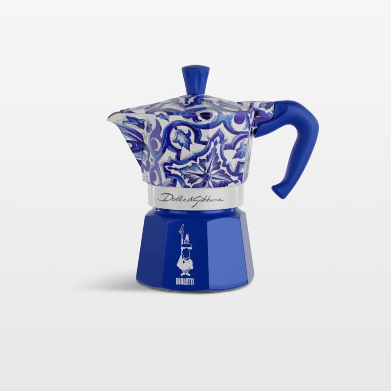 Bialetti Moka Dolce &amp;amp; Gabbana Blu Mediterraneo 6-Cup Espresso Maker