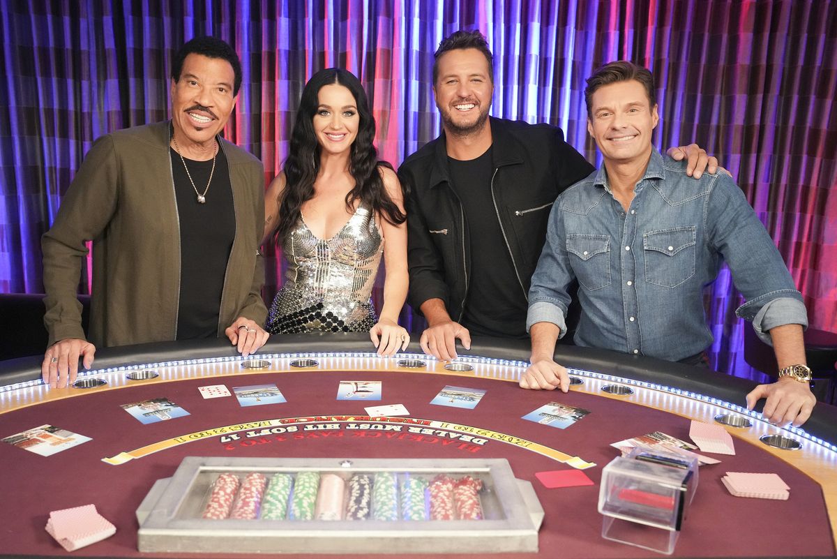 Lionel Richie, Katy Perry, Luke Bryan and Ryan Seacrest