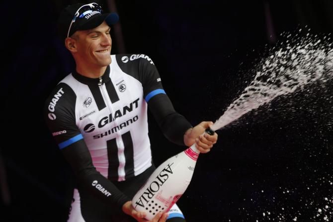 Marcel Kittel (Giant Shimano) on the podium
