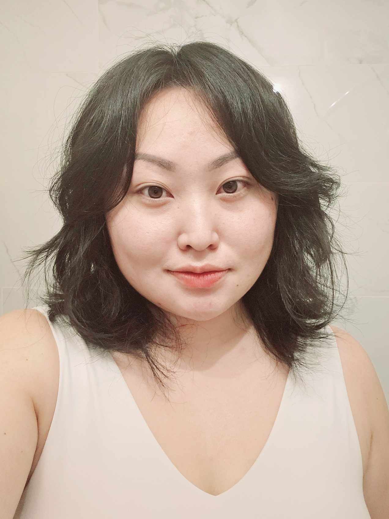 Pang, a Marie Claire Tester, after testing Oribe Curl Gloss Hydration &amp; Hold