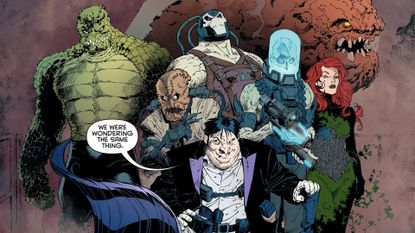 The best Batman villains including Penguin, Bane, Clayface, Scarecrow, Killer Croc, Poison Ivy, and Mr. Freeze.