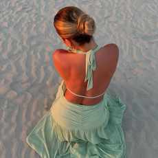 woman wearing best vacation fashion brands 2026