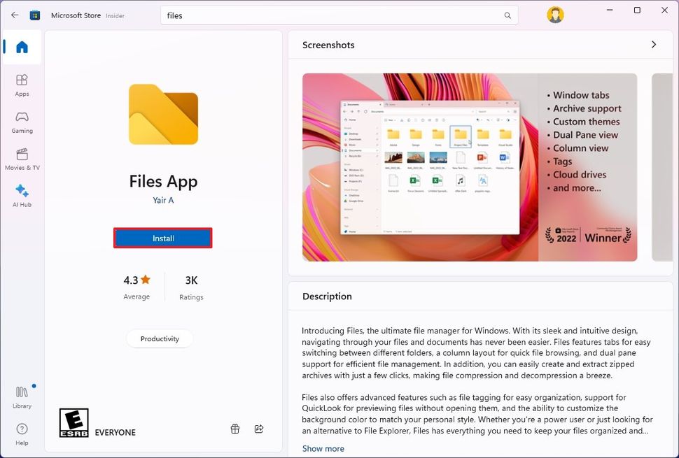 How to get started with the Files app on Windows 11 to replace File ...