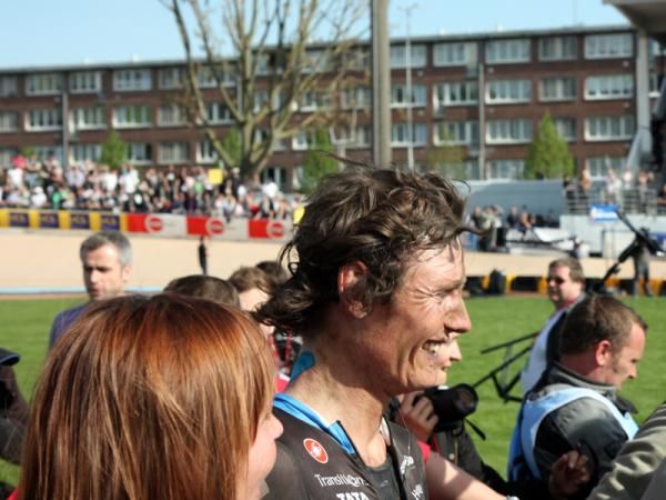 Johan Van Summeren (Garmin-Cerv&eacute;lo) will savor this Paris-Roubaix victory for quite some time.